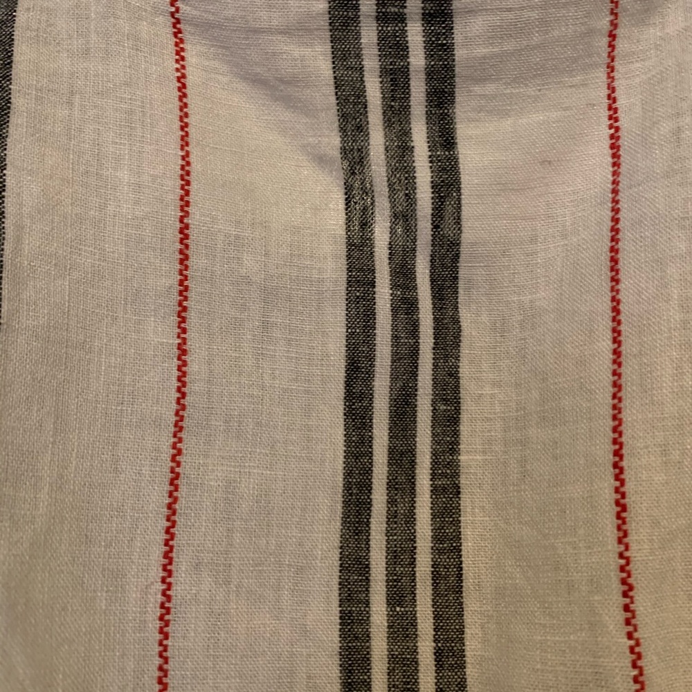 Bcbgeneration Linen Striped Top - Picture 3 of 5